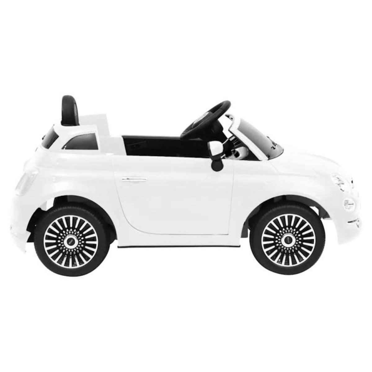 VIDAXL Voiture électrique pour enfants Fiat 500 Blanc