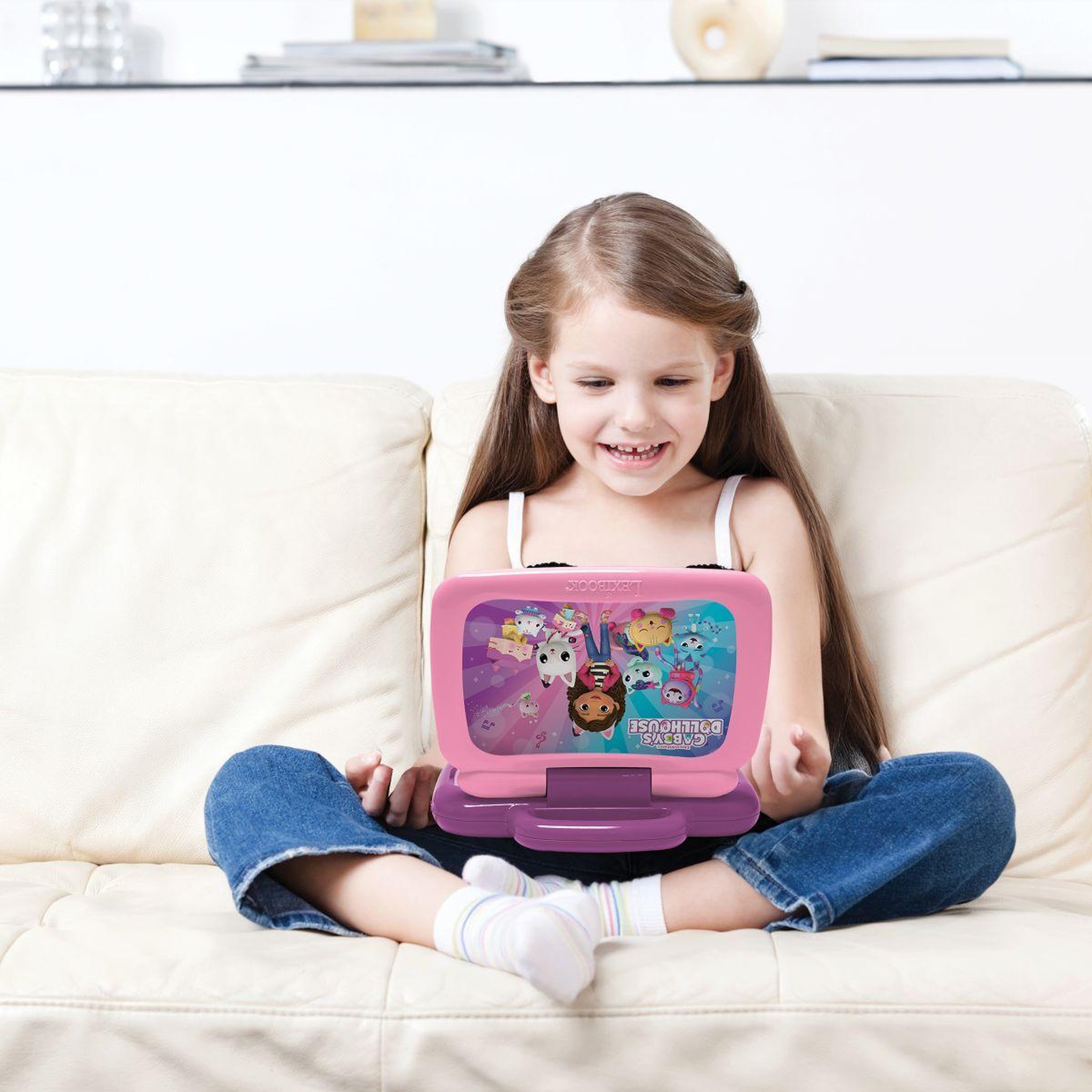 Voir la diapositive 5 : Lexibook Mon premier ordinateur éducatif Gabby et la Maison Magique (EN/FR)