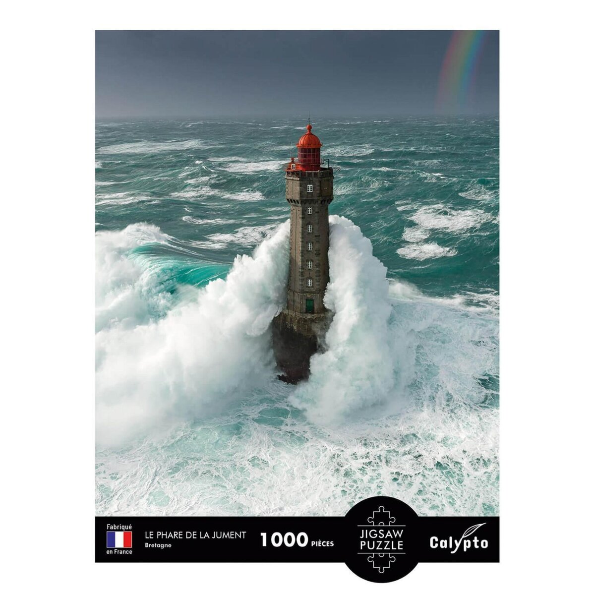 Sentosphère Puzzle 1000 pièces : Le Phare de la Jument, Bretagne