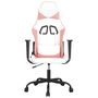 Voir la diapositive 3 : VIDAXL Chaise de jeu de massage Blanc et rose Similicuir