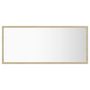 Voir la diapositive 3 : VIDAXL Miroir LED de salle de bain Chene sonoma 90x8,5x37 cm Acrylique