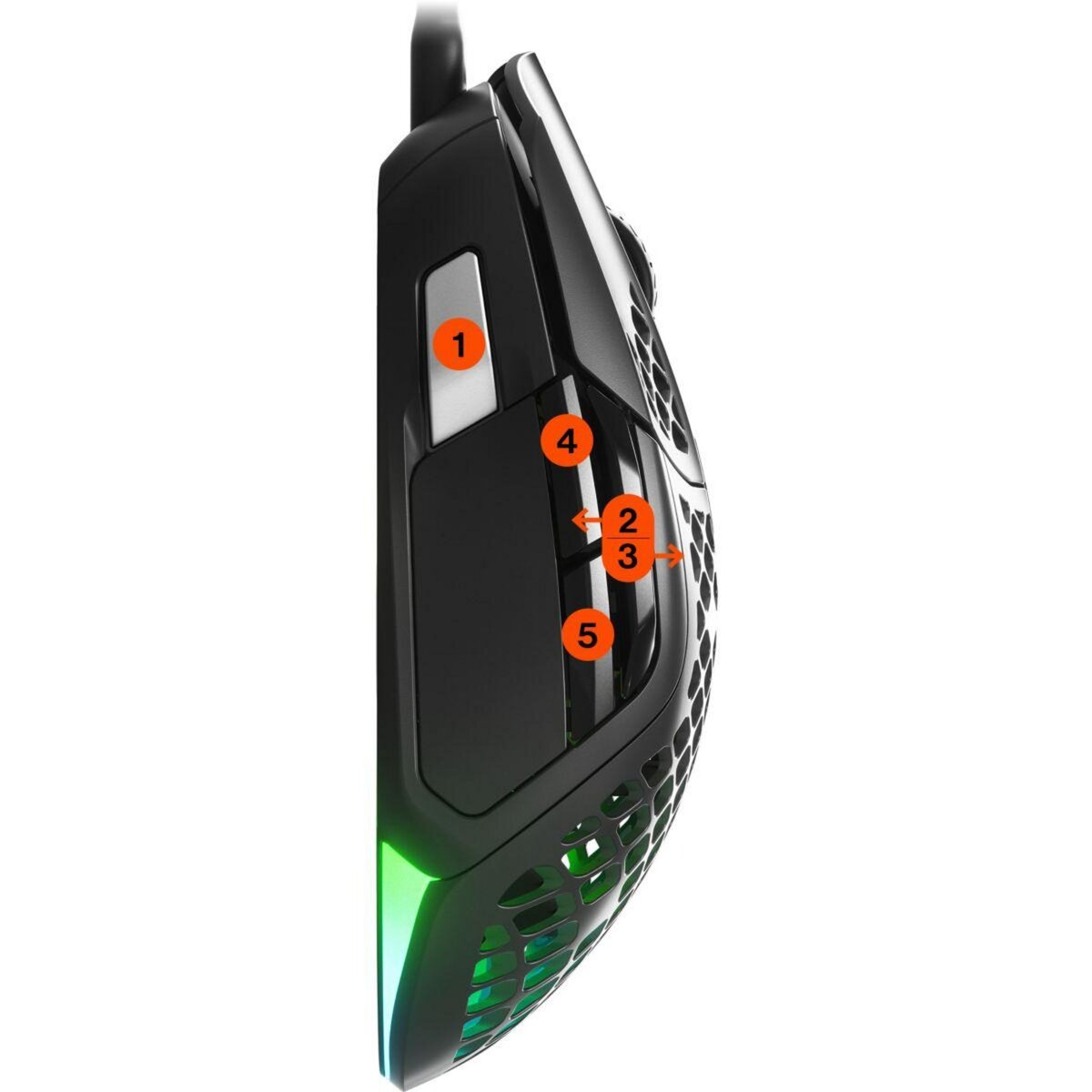 STEEL SERIES Souris Gamer Filaire AEROX 5