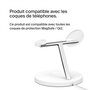 Voir la diapositive 2 : Belkin Chargeur induction Qi2 Blanc 3 en 1