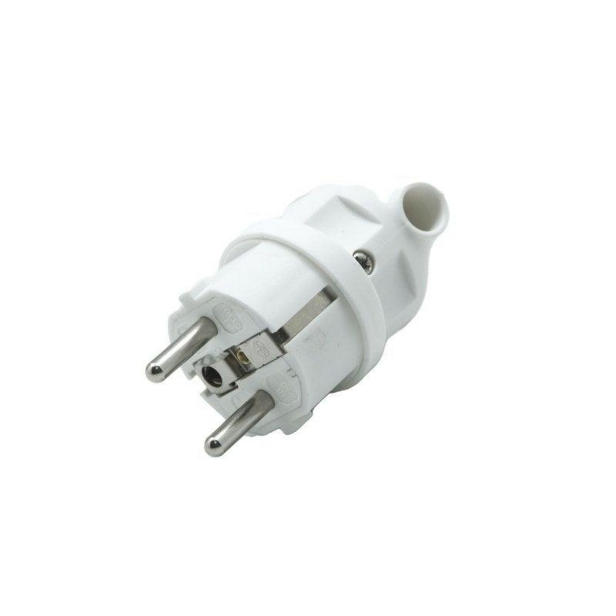 CENTRALE BRICO Fiche électrique mâle 2 pôles + terre, 16 A