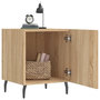 Voir la diapositive 3 : VIDAXL Tables de chevet 2 pcs chene sonoma 40x40x50 cm bois ingenierie