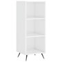 Voir la diapositive 5 : VIDAXL Buffet haut Blanc brillant 34,5x34x180 cm Bois d'ingenierie