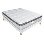 Voir la diapositive 4 : MySommeil Home Matelas ressorts ensachés accueil mémoire de forme 140x190cm NUAGE