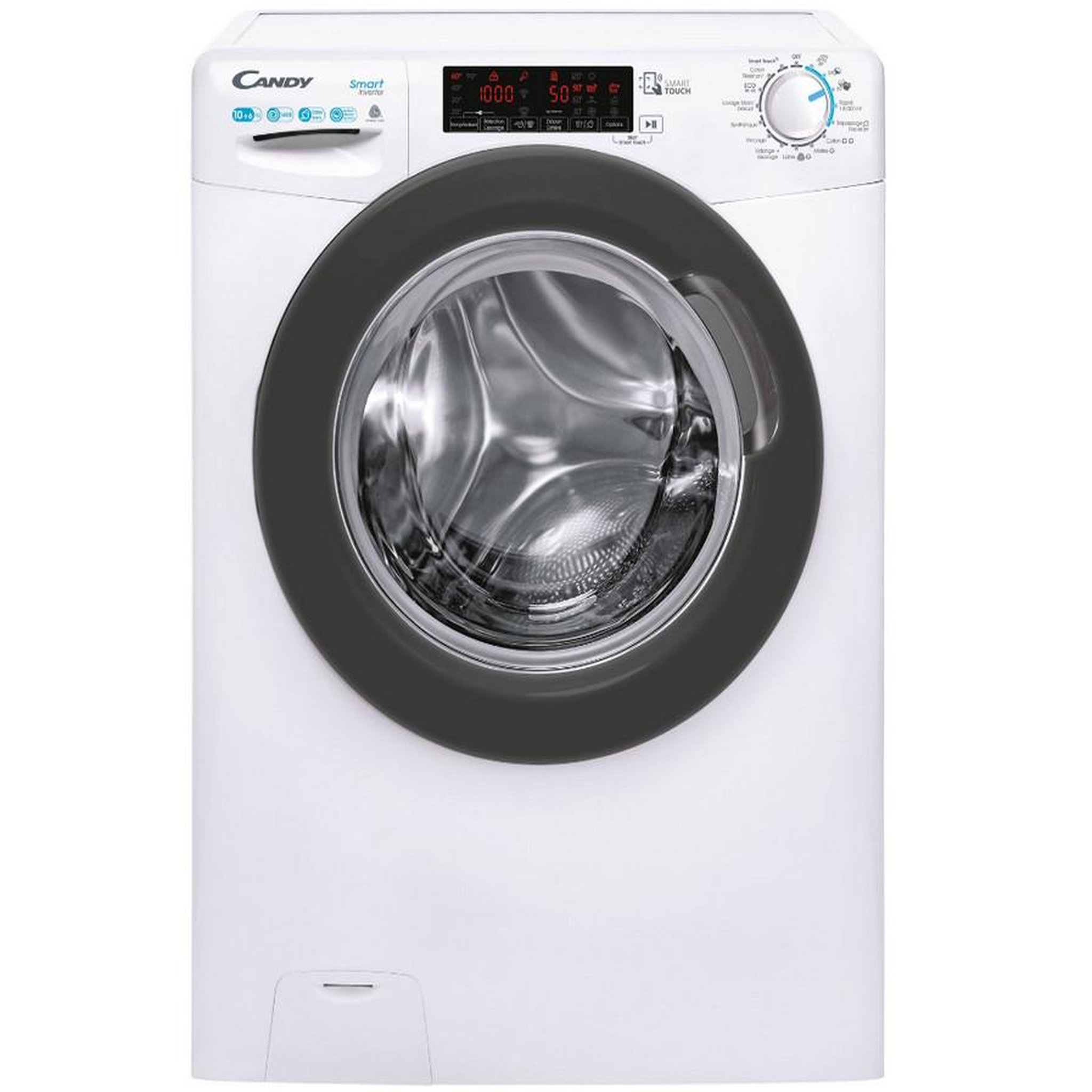 Candy Lave-linge séchant frontal 10/6kg 1400 tours/min - csws4106twmre-47