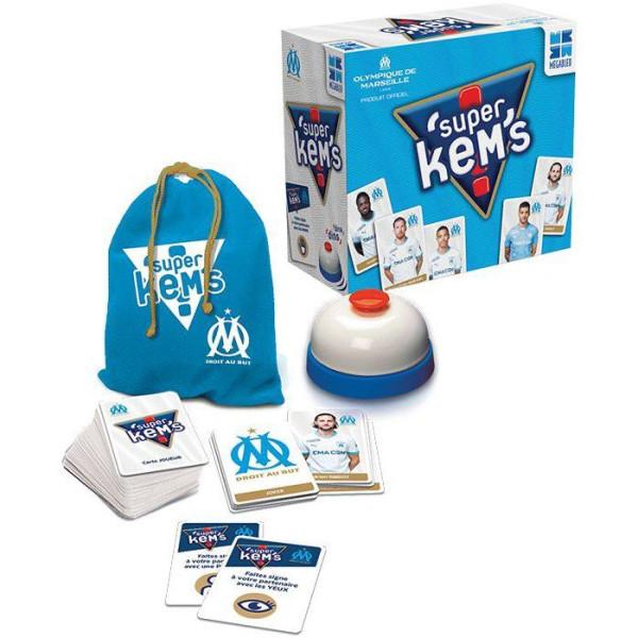 Megableu Jeu de cartes Megableu Super Kems Olympique Marseille