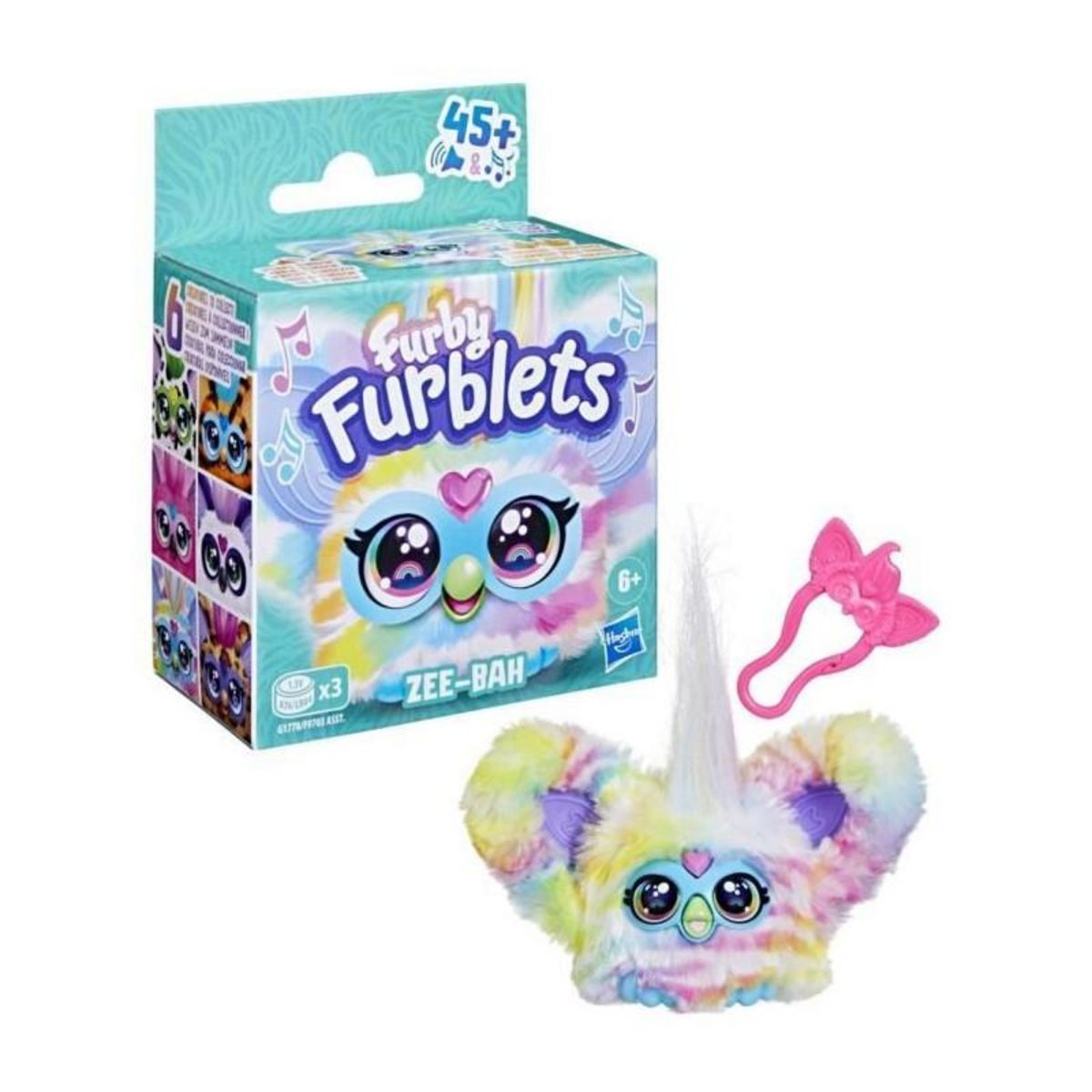 HASBRO Jouet peluche Hasbro Furby Furblets Zee-Bah noir