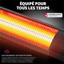Voir la diapositive 3 : tectake Radiateur infrarouge 3 niveaux de puissance, 1000, 2000 et 3000 W noir