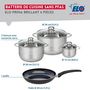 Voir la diapositive 2 : ELO Ensemble de 1 Poêle de cuisson 28 cm et 3 faitouts 12, 20 et 24 cm Elo Prima Brillant