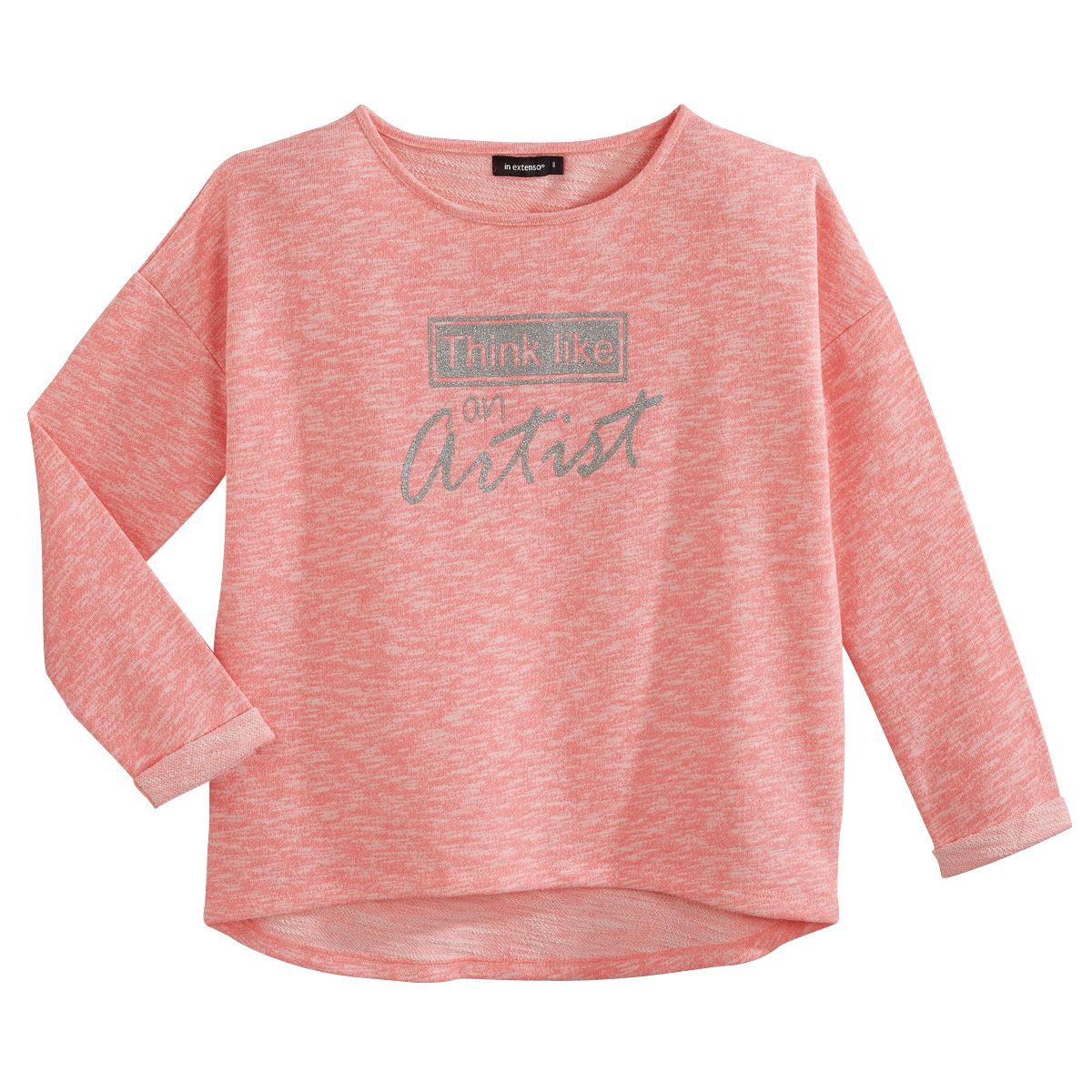 IN EXTENSO Sweat base arrondie fille