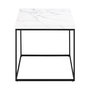 Voir la diapositive 1 : LISA DESIGN Alamosa - table basse - effet marbre blanc - 60 cm