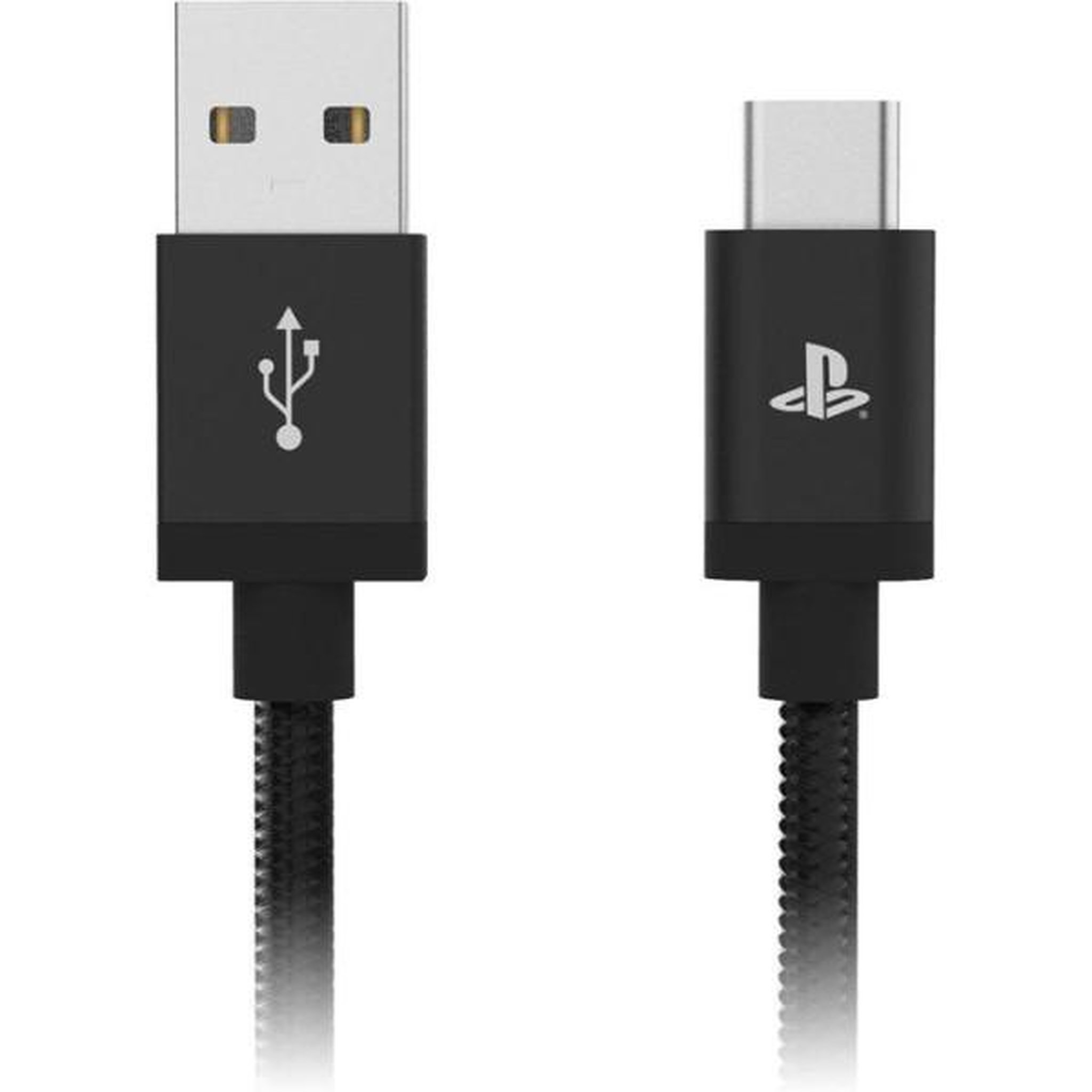 Voir la diapositive 4 : HORI Câble de charge USB-A a USB-C - Hori - PlayStation pour manette DualSense PS5 - Puissance 5 V/3 A- Longueur 3 m - Noir