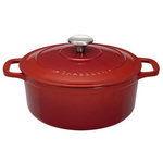 Chasseur Cocotte ronde en fonte émaillée 26 cm rubis sublime - puc472658