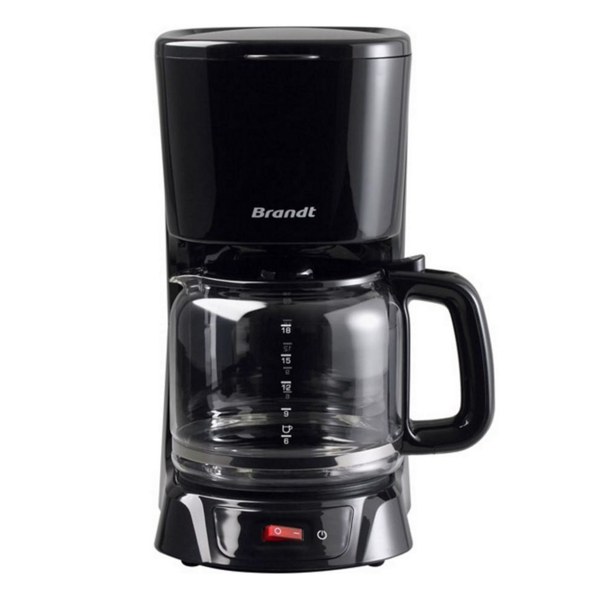BRANDT Cafetière filtre 1.8l 18 tasses - caf1318