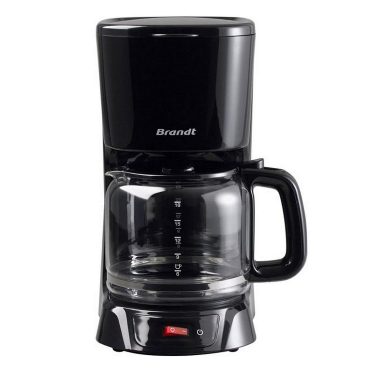 BRANDT Cafetière filtre 1.8l 18 tasses - caf1318