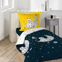 Voir la diapositive 1 : Douceur d'Intérieur Housse de couette 140x200 + taie Petit Astronaute coton 42 fils