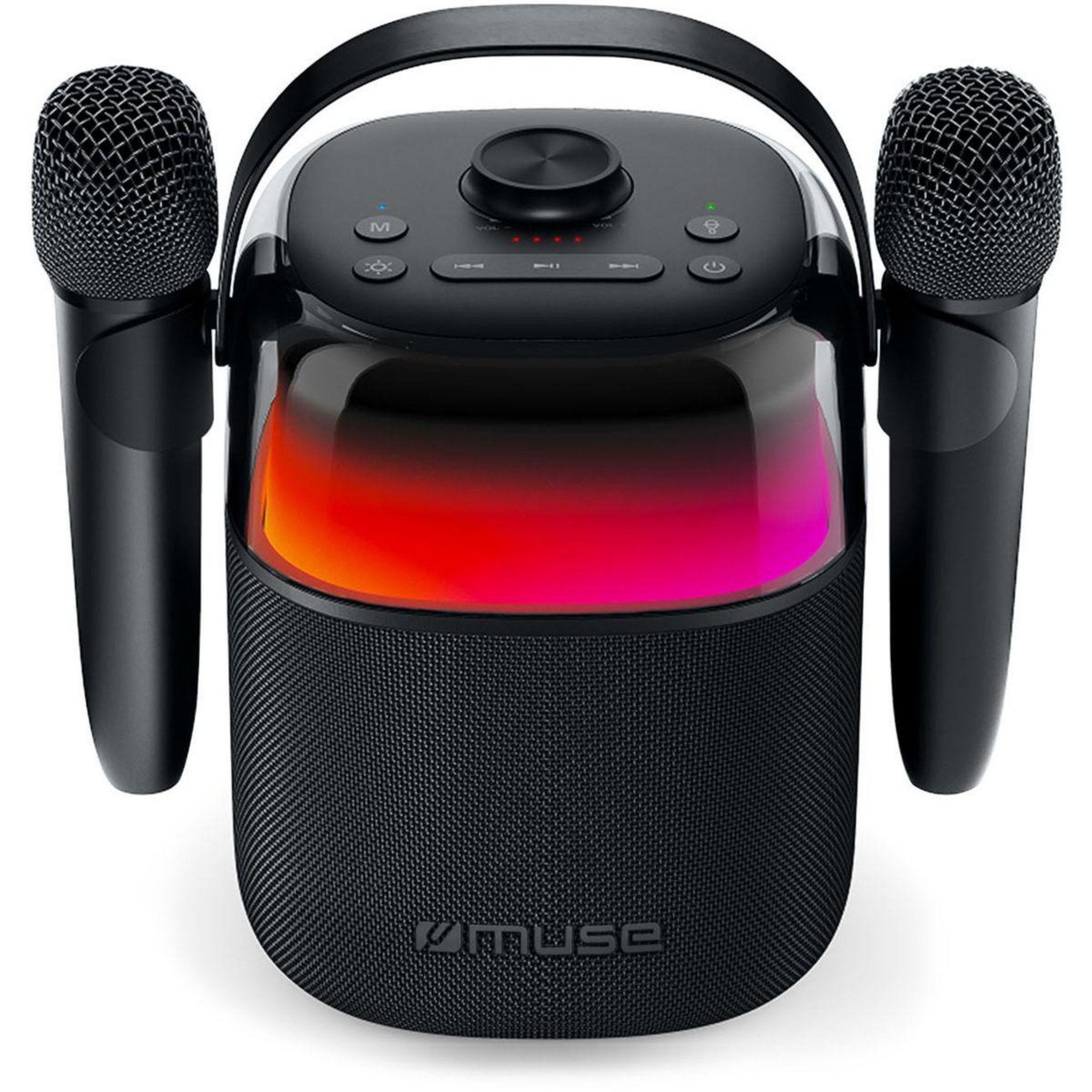 Muse Enceinte bluetooth karaoké noir - m530ka