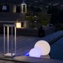 Voir la diapositive 5 : Lumisky Lanterne solaire chic HYDRA Blanc Aluminium H50cm