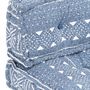 Voir la diapositive 5 : VIDAXL Coussin de canape palette Indigo Tissu Patchwork
