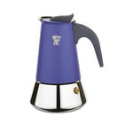 PEBBLY Cafetière italienne Pezzetti traditionnelle bleu indigo