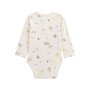 Voir la diapositive 3 : Petit Béguin Lot de 2 bodies bébé manches longues ouverture croisée Câlins