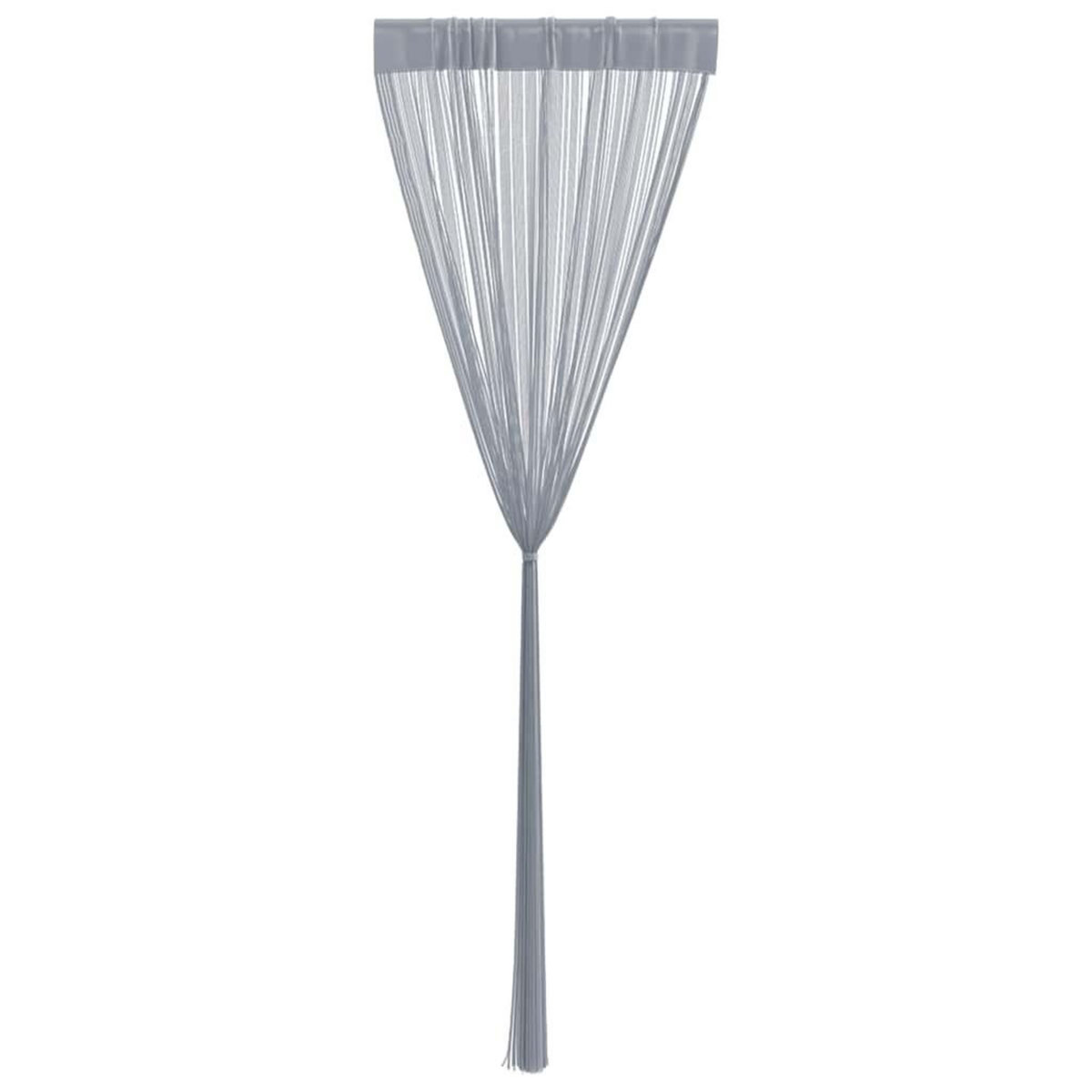 VIDAXL Rideau en fils 2 pcs 140 x 250 cm gris clair