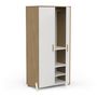 Voir la diapositive 5 : Armoire enfant 2 portes L89 cm LILAS