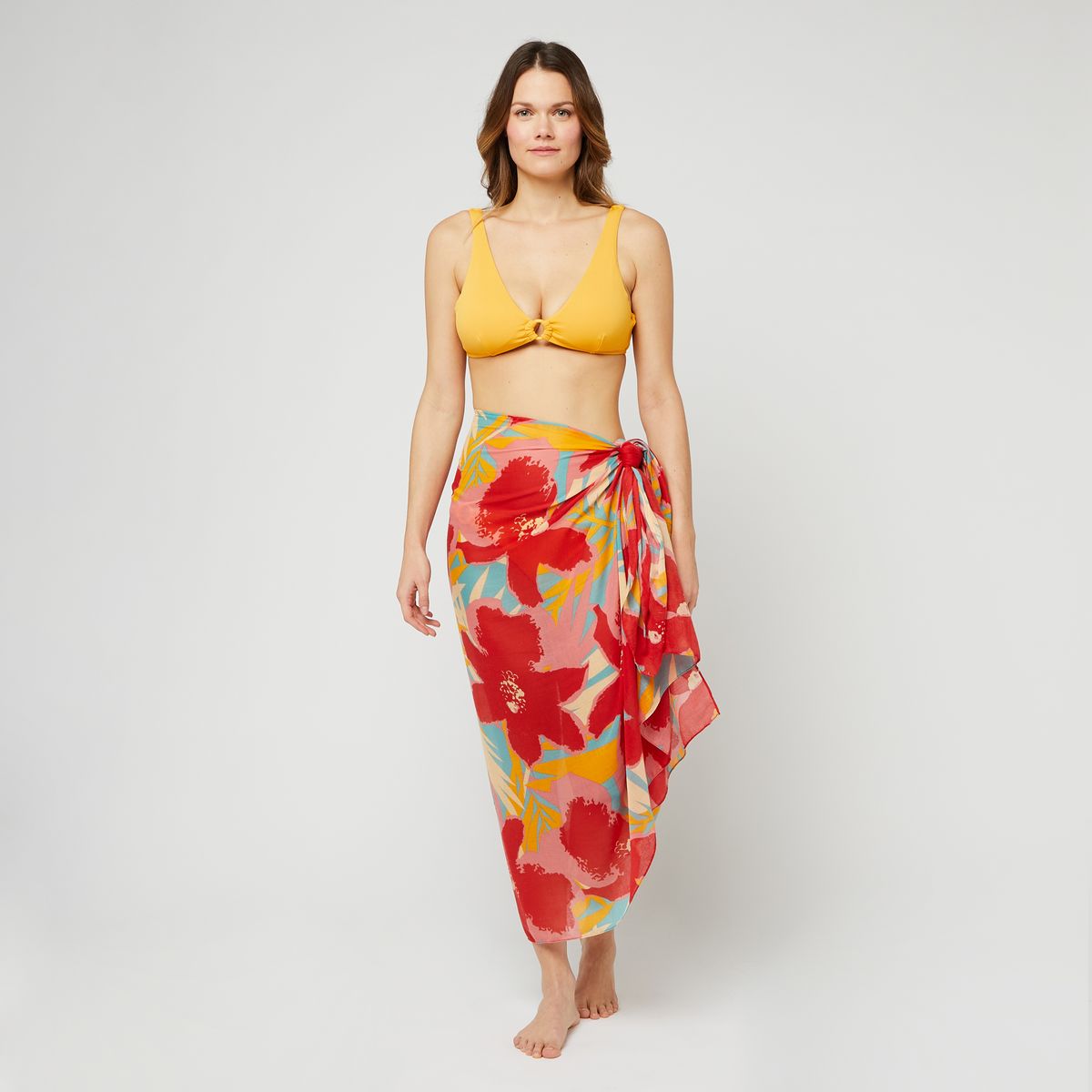 INEXTENSO Maillot de bain Jaune doré femme