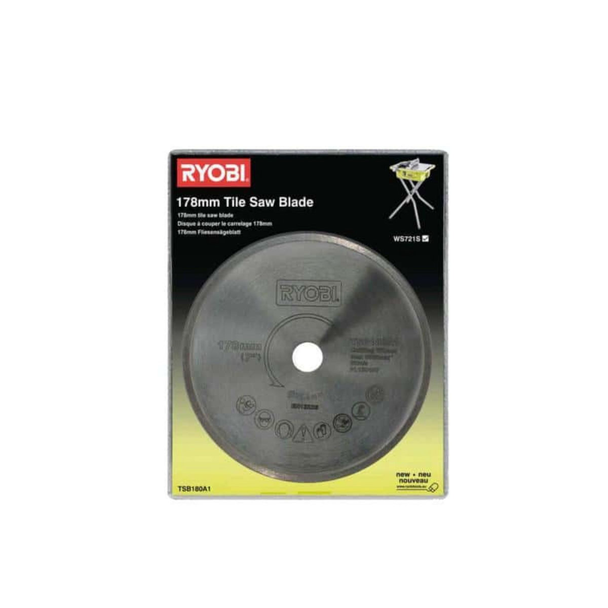 Ryobi Disque RYOBI pour carrelette 178mm TSB180A1
