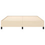 Voir la diapositive 5 : VIDAXL Cadre de lit sans matelas creme 160x200 cm tissu