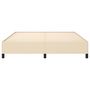 Voir la diapositive 5 : VIDAXL Cadre de lit sans matelas creme 160x200 cm tissu