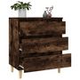 Voir la diapositive 5 : VIDAXL Buffet Chene fume 60x35x70 cm Bois d'ingenierie