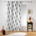 Paris Prix Rideau Voilage à Œillets  Eternity  140x240cm Naturel