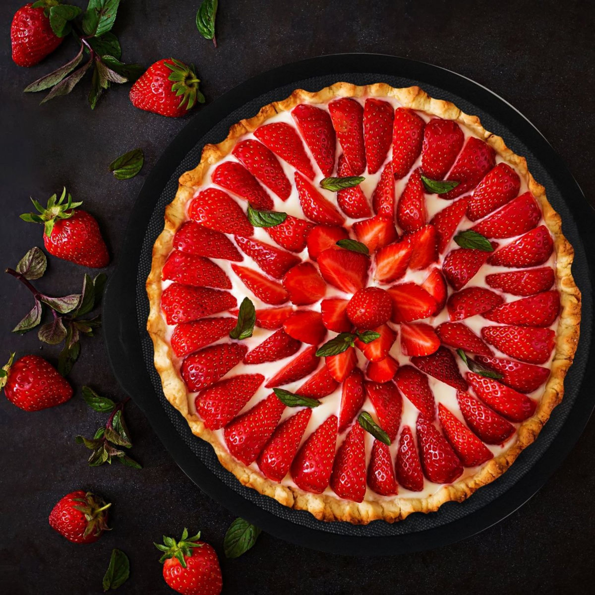 Moule à tarte 25 cm en silicone et fibre de verre