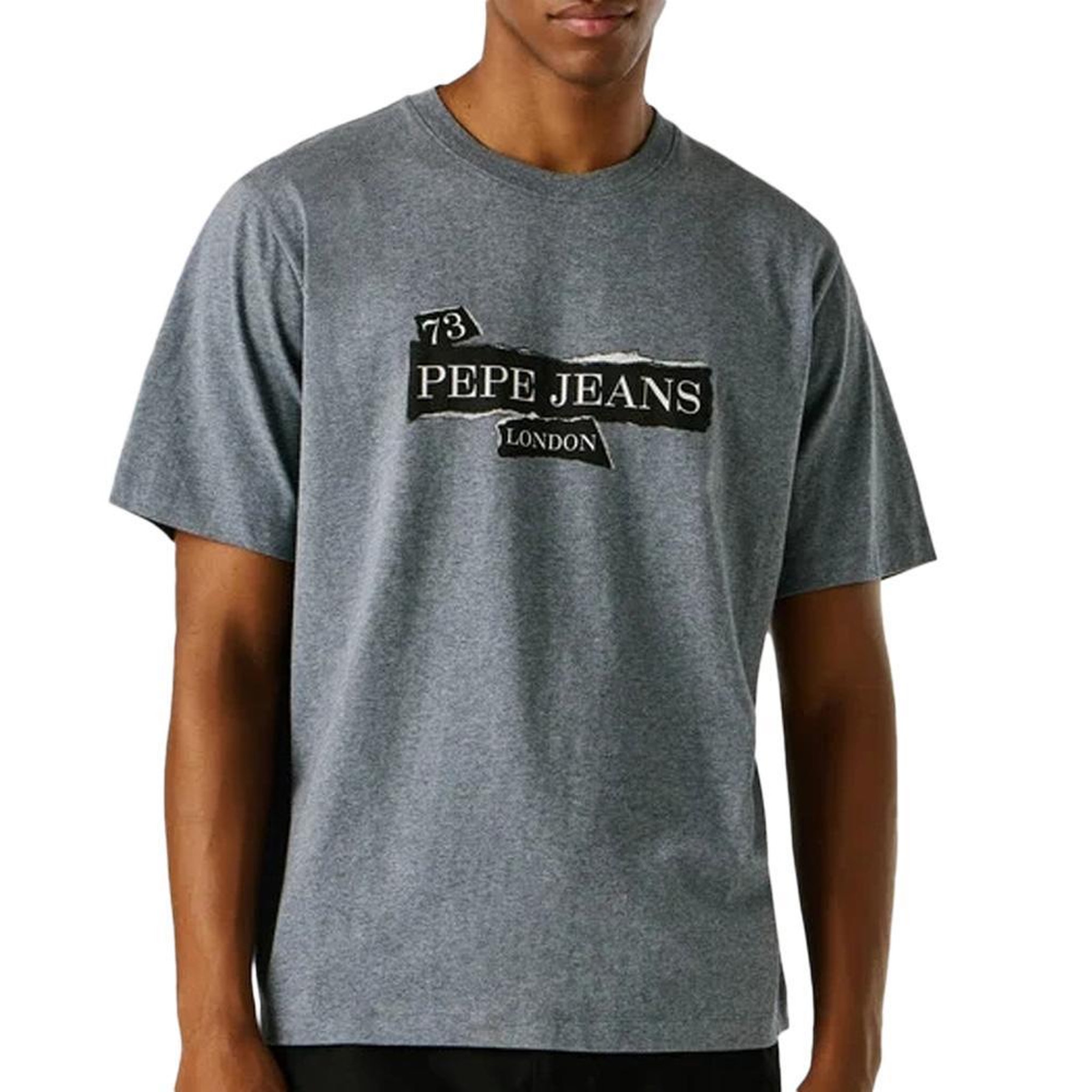 Pepe Jeans T Shirt  Homme Pepe jeans Griffin. Coloris disponibles : Gris