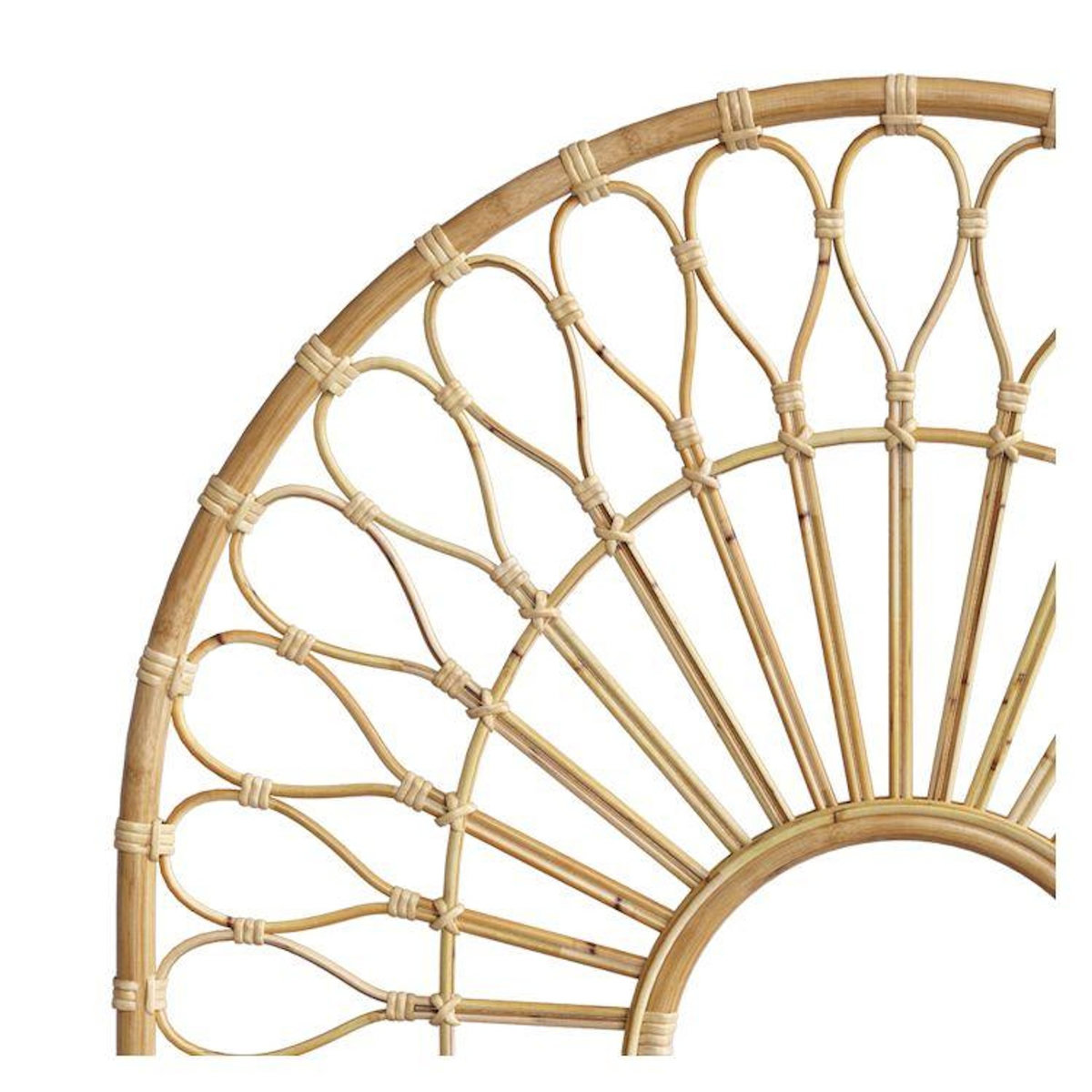 Rendez vous déco Tête de lit 90 cm en rotin naturel-Bahia