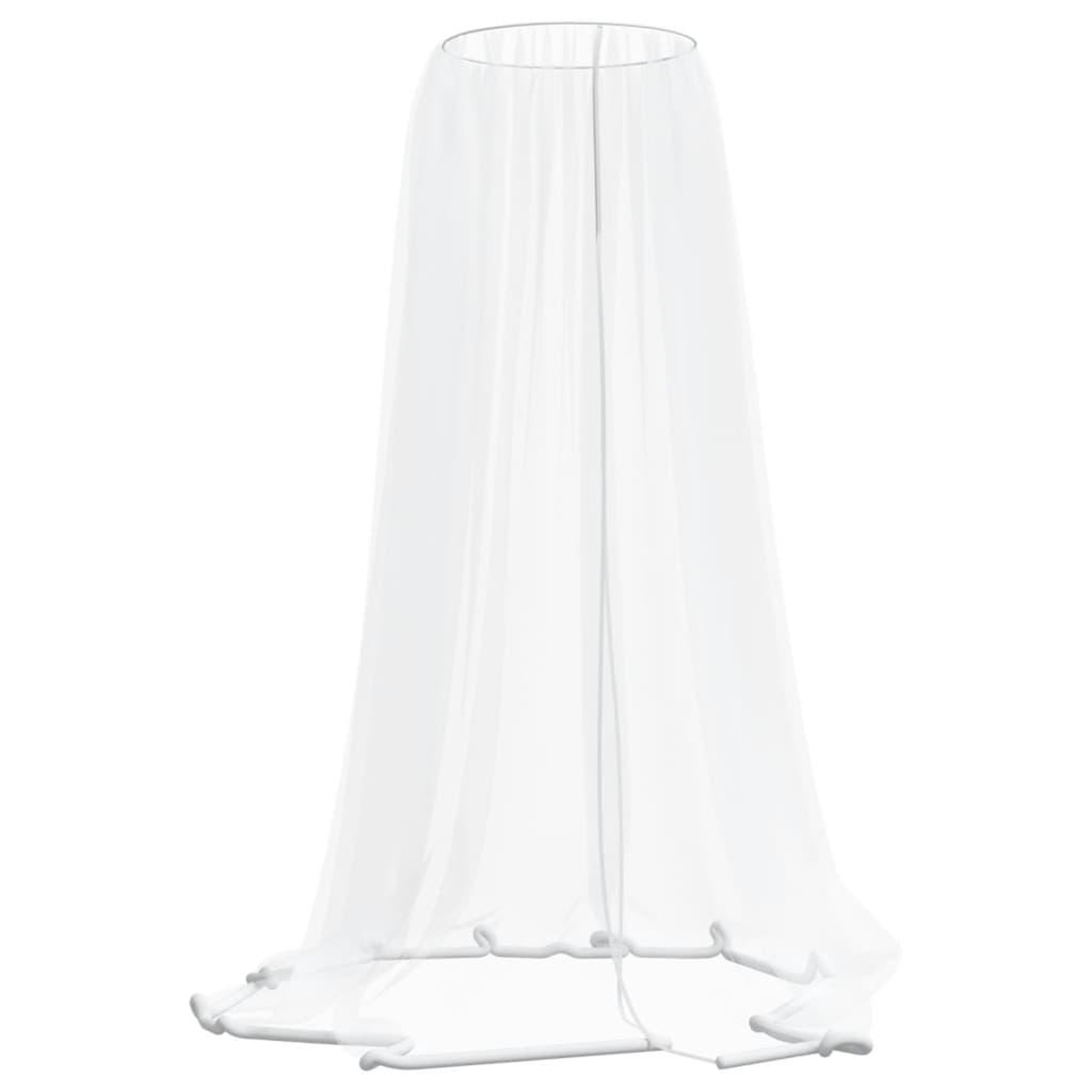 Voir la diapositive 2 : VIDAXL Moustiquaire pour parasol 220 maille blanc Φ330x250 cm