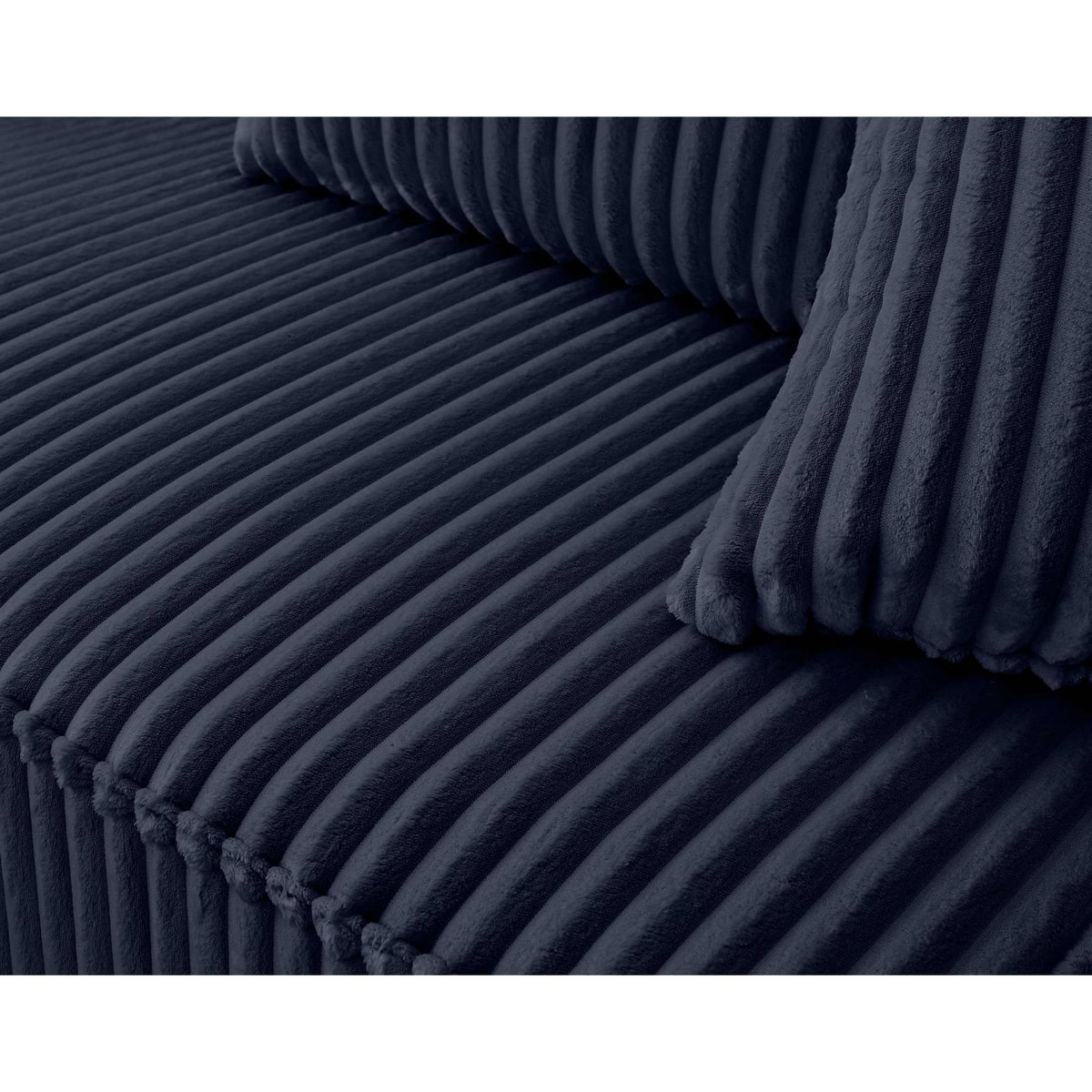 LISA DESIGN Colombine - module d'assise droit - en velours côtelé grosses côtes