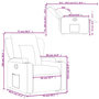 Voir la diapositive 6 : VIDAXL Fauteuil inclinable marron similicuir