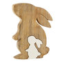 Voir la diapositive 1 : Paris Prix Statuette Déco  Lapin de Profil  30cm Naturel