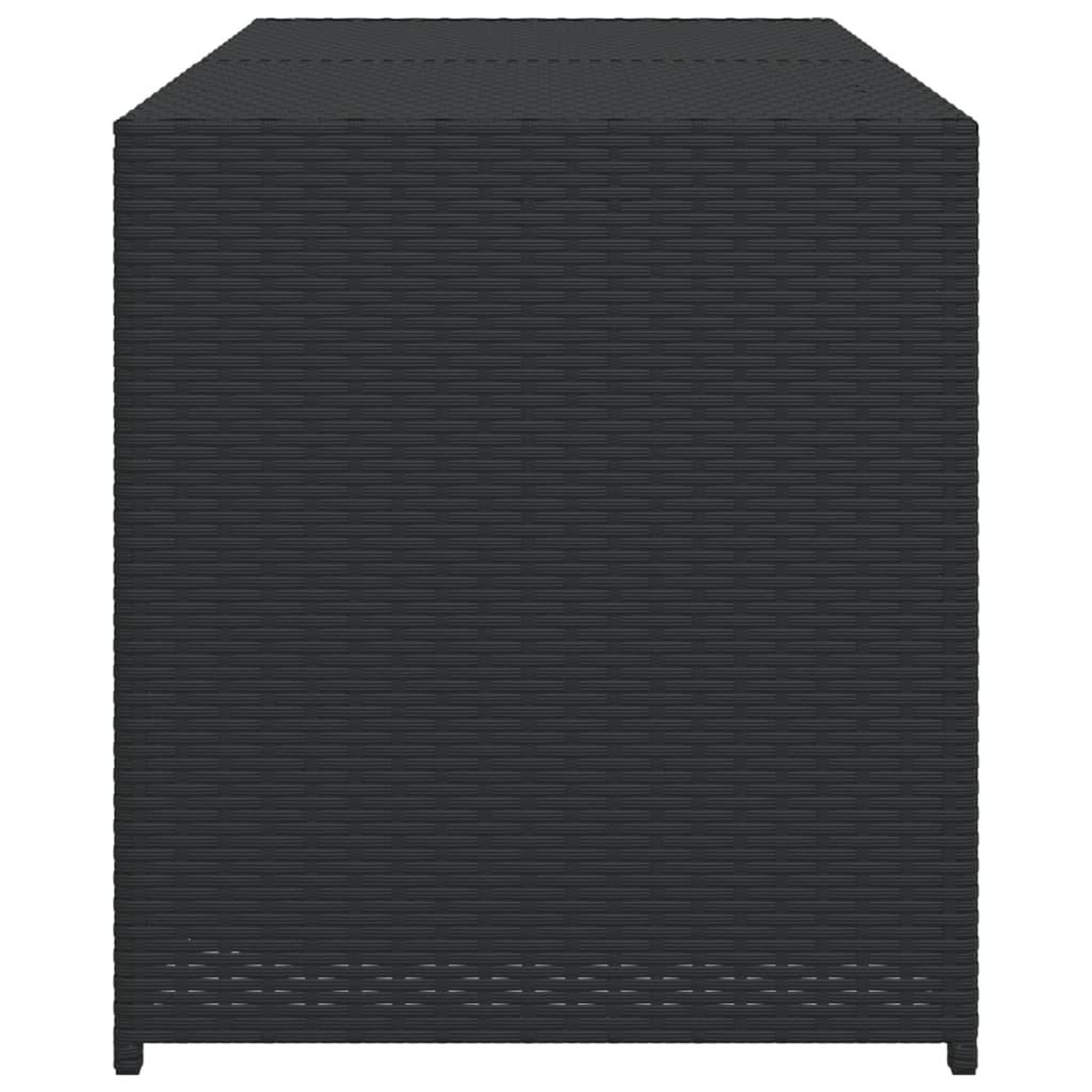 Voir la diapositive 5 : VIDAXL Boîte de rangement de jardin noir 283L resine tressee