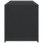 Voir la diapositive 5 : VIDAXL Boîte de rangement de jardin noir 283L resine tressee