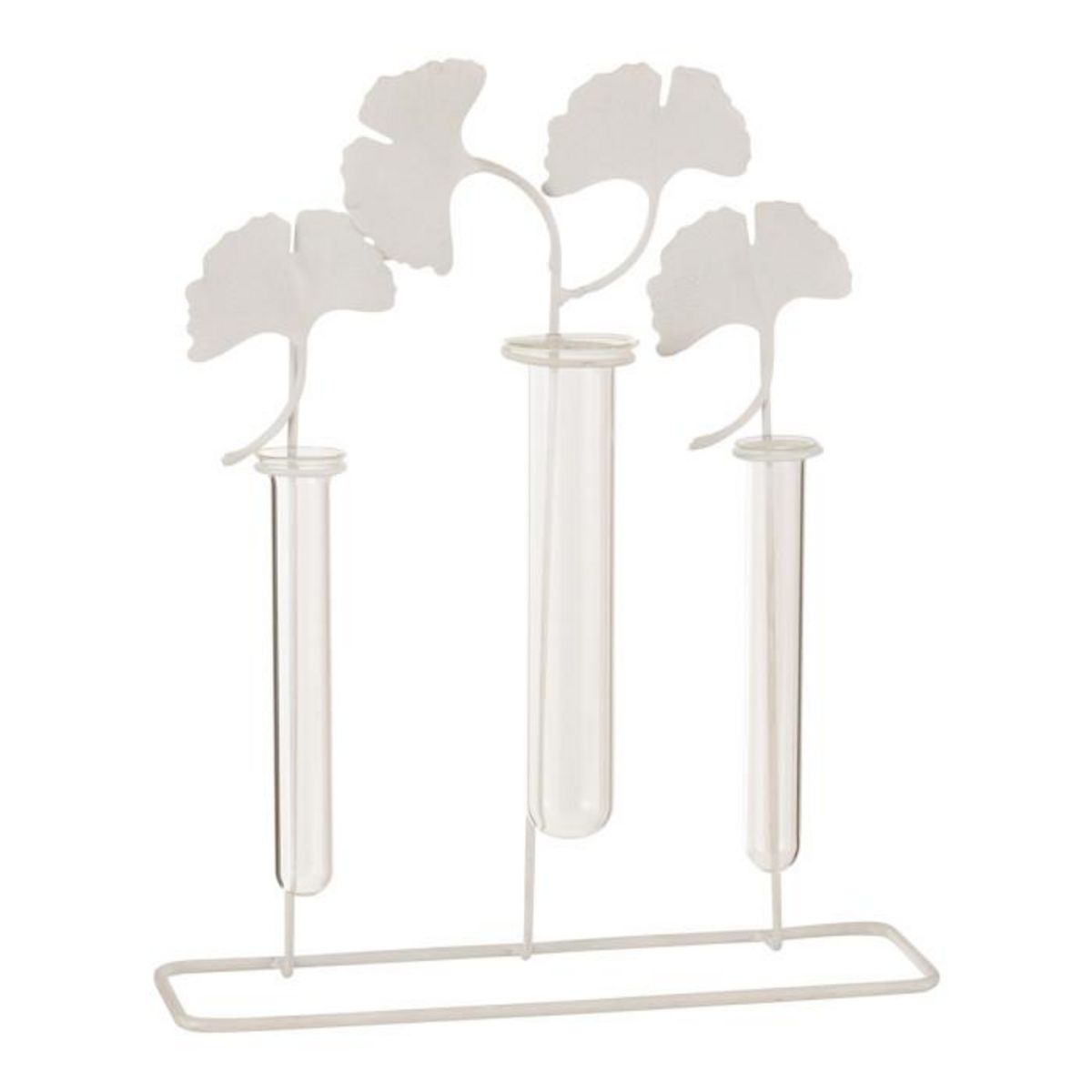 Paris Prix Vase Déco Fleurs  3 Porteurs  32cm Blanc