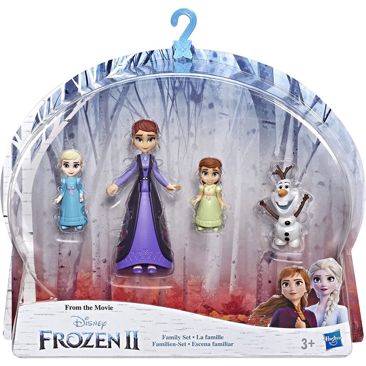 HASBRO Coffret mini figurines Reines des neiges 2 Anna, Elsa, Iduna et Olaf