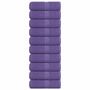 Voir la diapositive 1 : VIDAXL Serviettes d invité 10 pcs violet 30x50 cm 360 g m² 100% coton