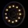 Voir la diapositive 3 : Paris Prix Horloge Murale Ronde à Led  Ozua  80cm Argent