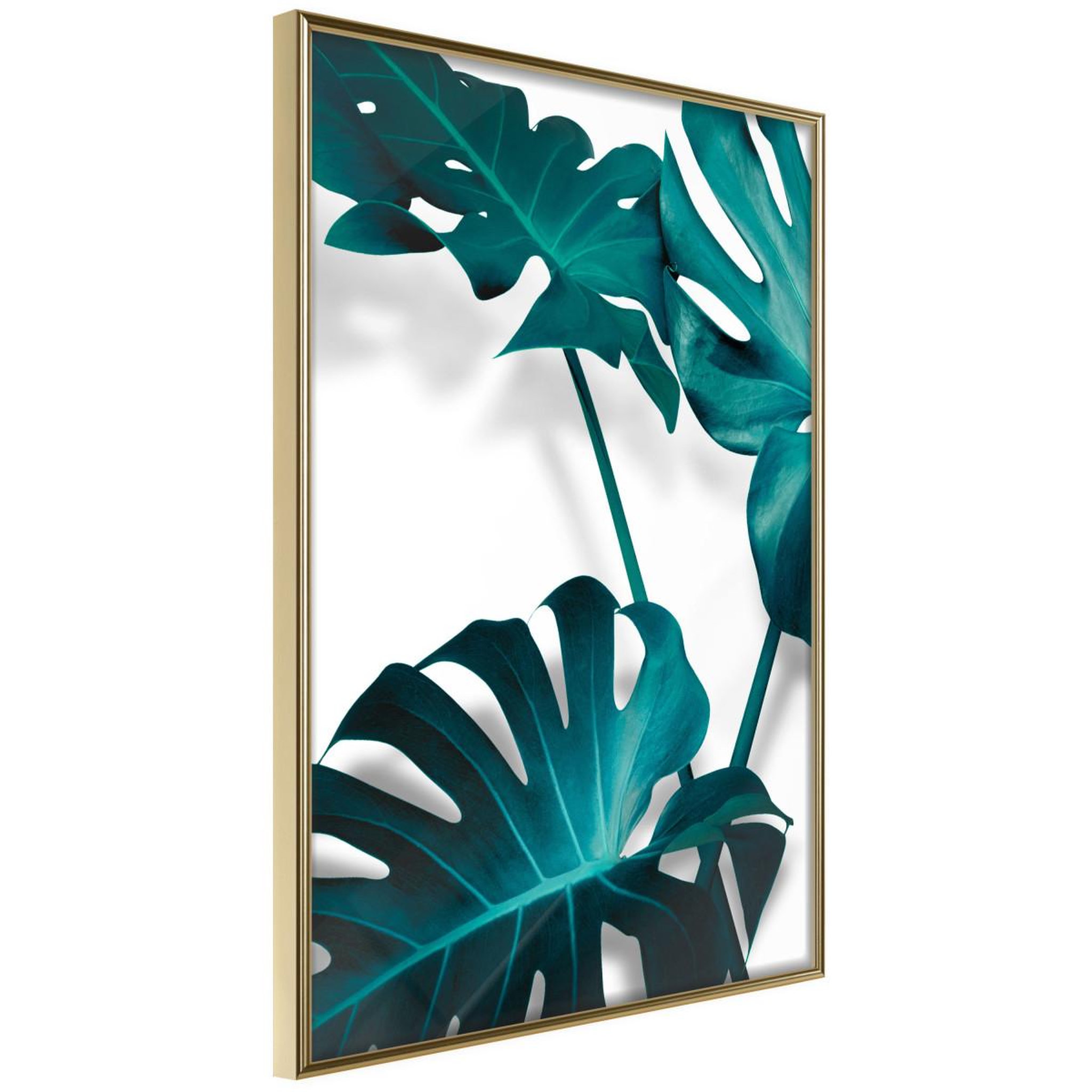 Paris Prix Affiche Murale Encadrée  Turquoise Monstera II